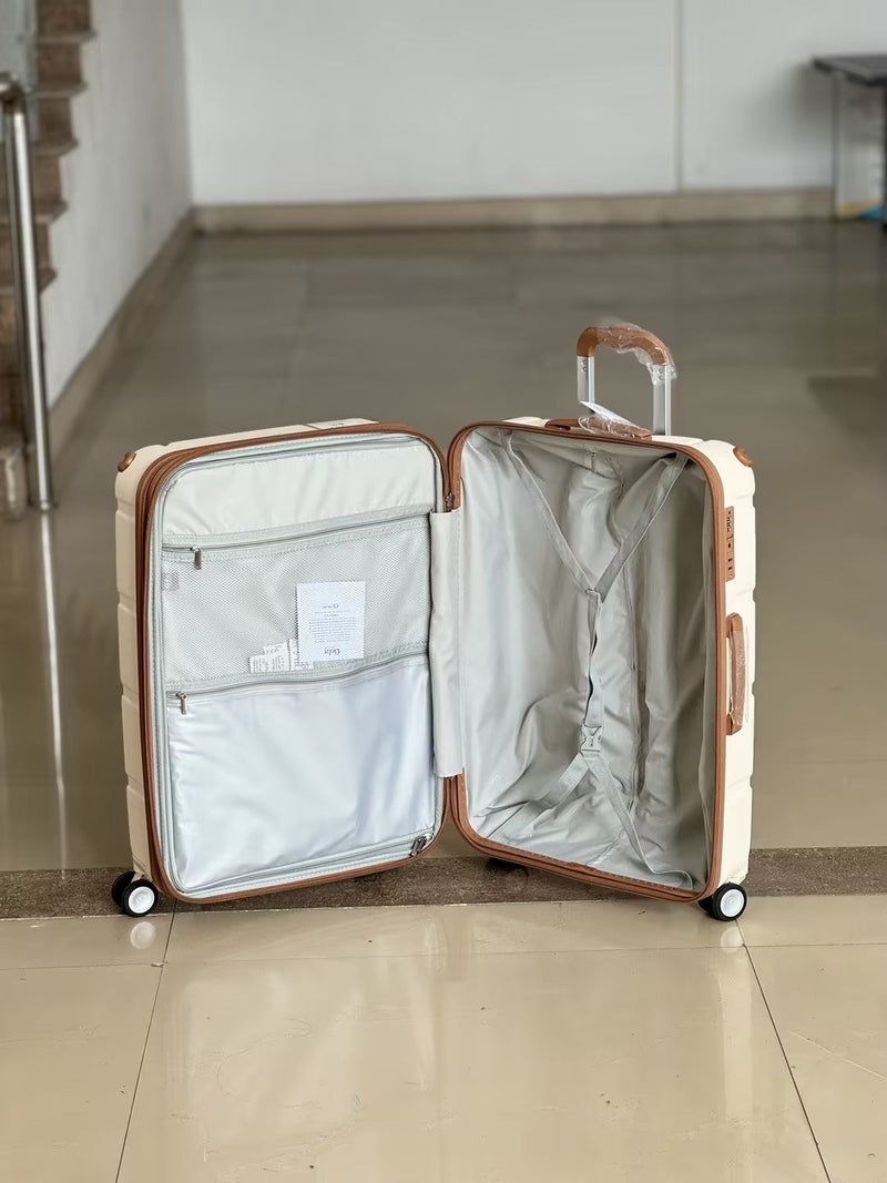 Abs Luggage Trolley Bags size 28 (beige ) - Image 2